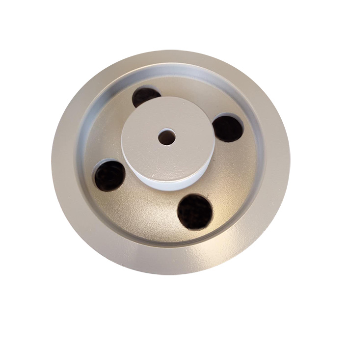 POULIE SIMPLE RAINURE en aluminium 100 mm conçue pour les applications